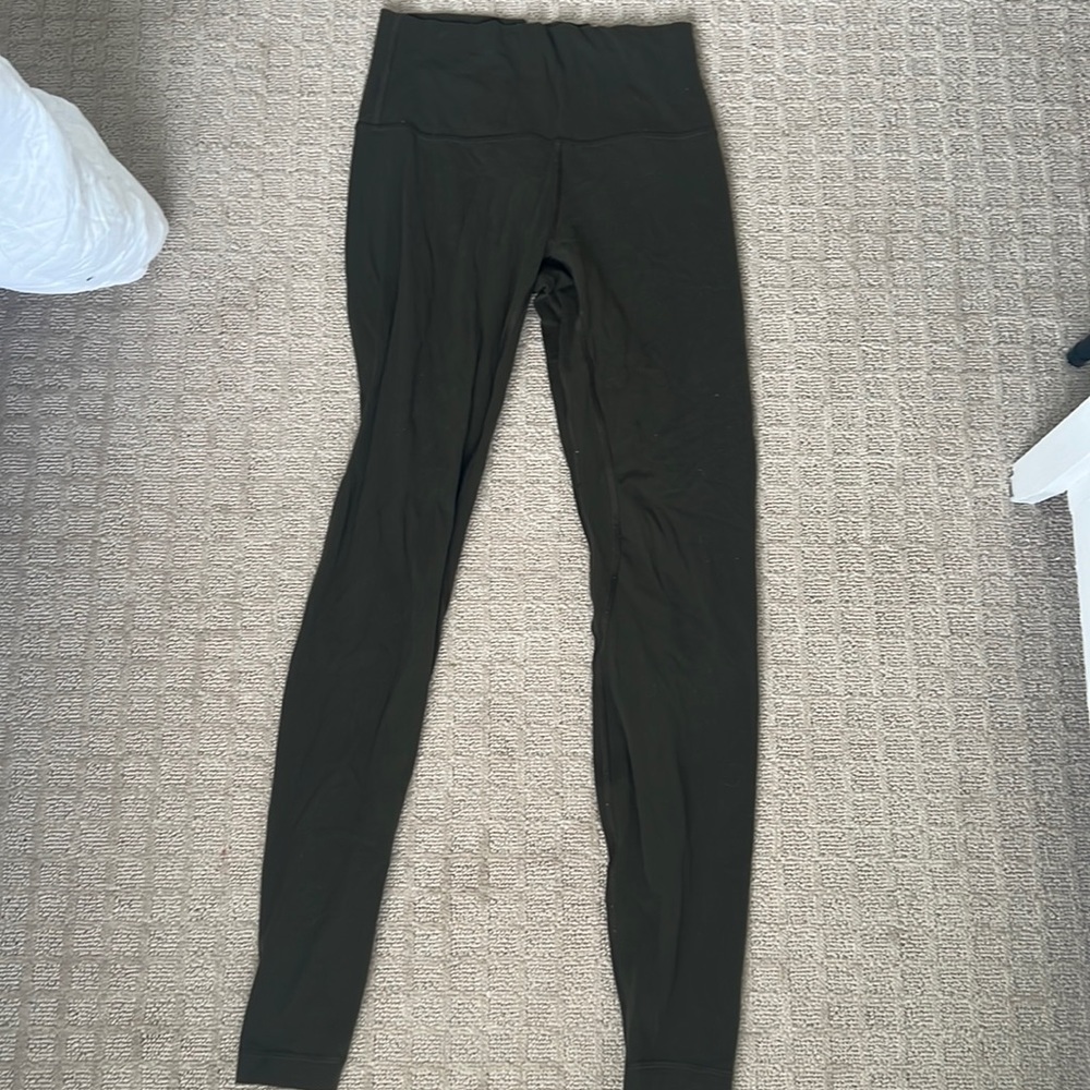 Army green Lululemon aligns